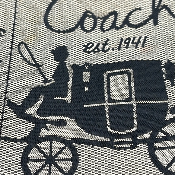 Coach Carriage Crossbody Grey & Black Crossbody Bag - Picture 8 of 10